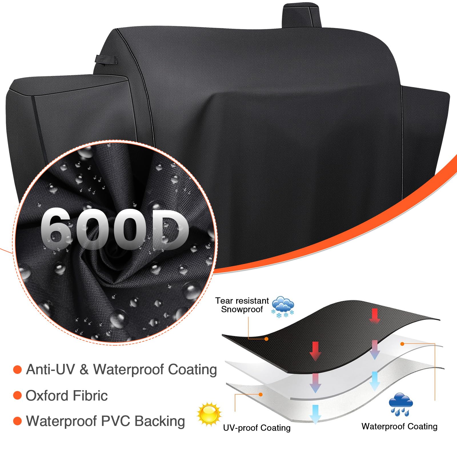 QuliMetal cover for 1230SP protects the grill from rain and dust during backyard sessions