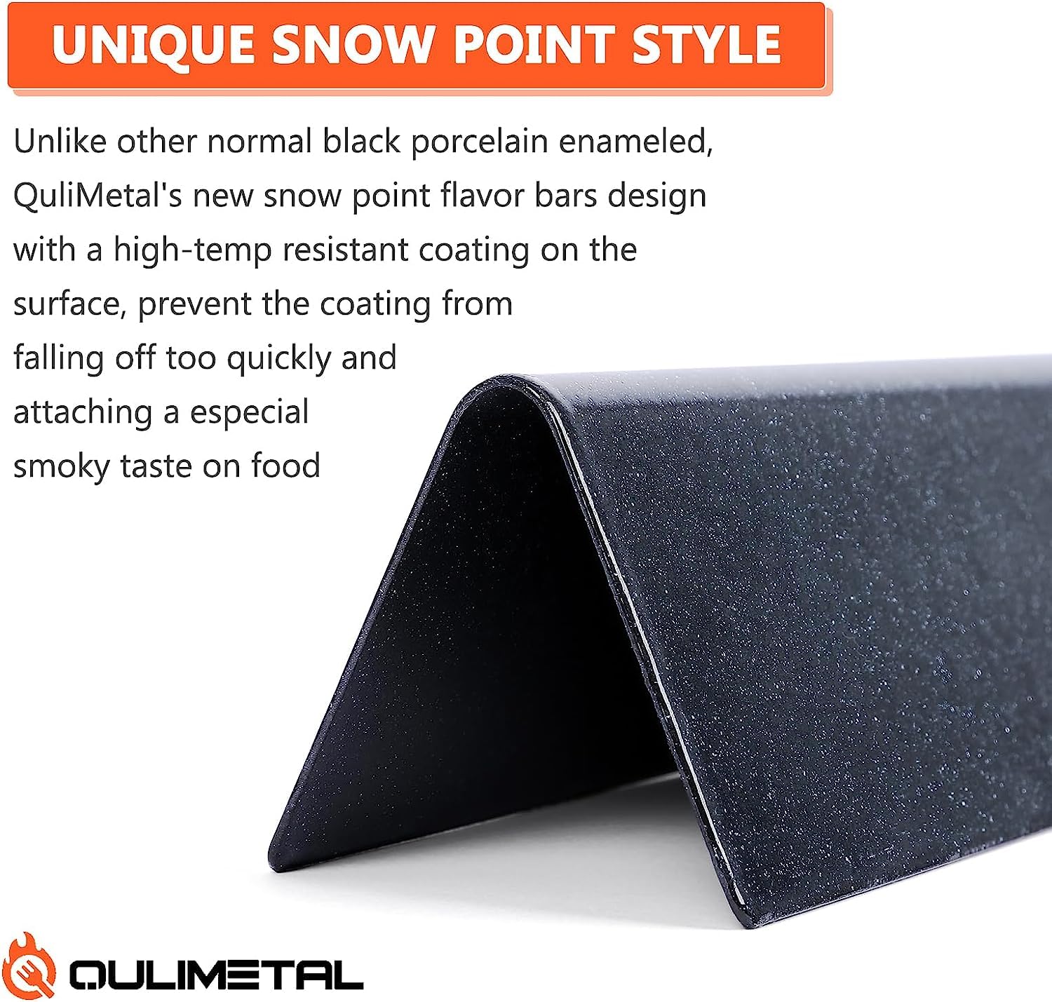 QuliMetal flavorizer bars provide quicker heat-to-temp response.