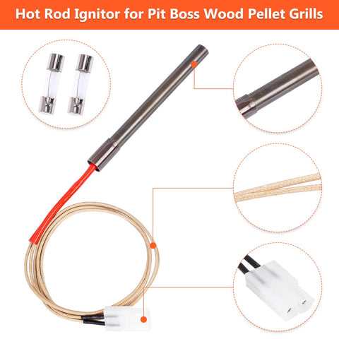QuliMetal ignitor kit with two fuses included for Pit Boss and Camp Chef.