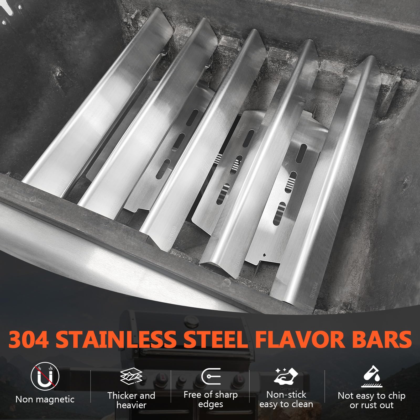 QuliMetal bars provide a durable alternative to porcelain-coated steel.