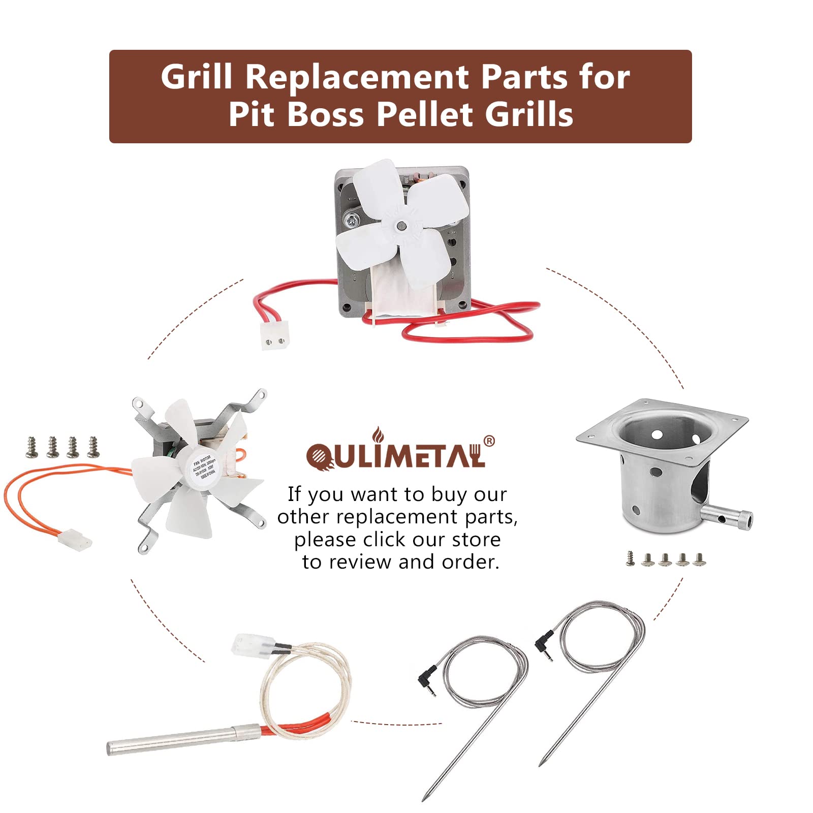 QuliMetal packaging box for easy replacement parts.