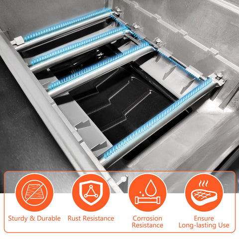 QuliMetal Spirit 330 sear burner crossover improves ignition and flame control.