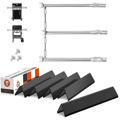 QuliMetal Spirit E310 burner tube kit front control improves durability and grill efficiency.