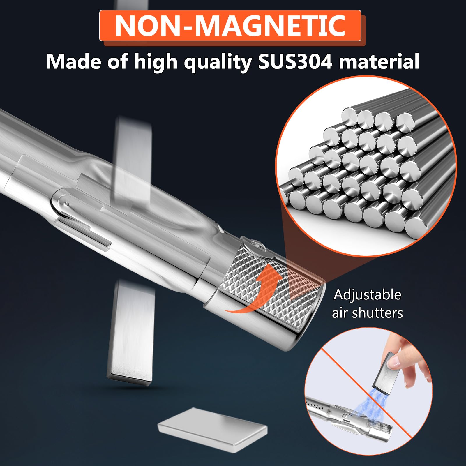 QuliMetal Spirit E310 even flame design reduces hot spots for balanced cooking.