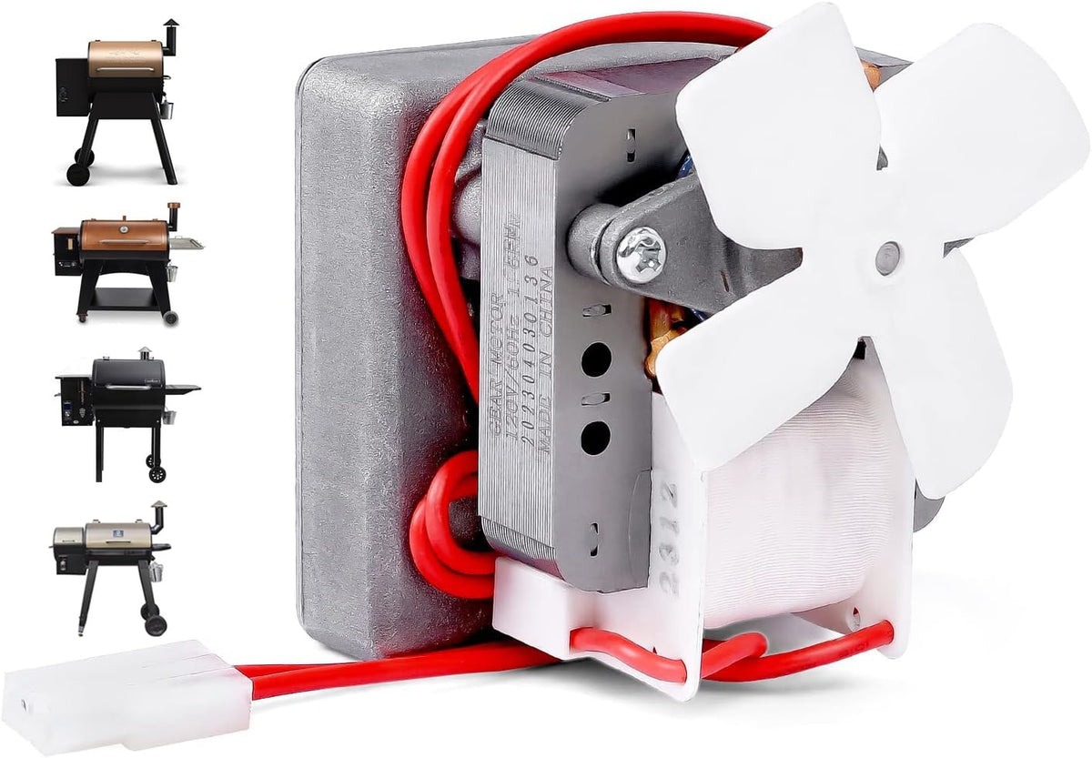 QuliMetal upgraded auger motor 2.0rpm enhances grill consistency