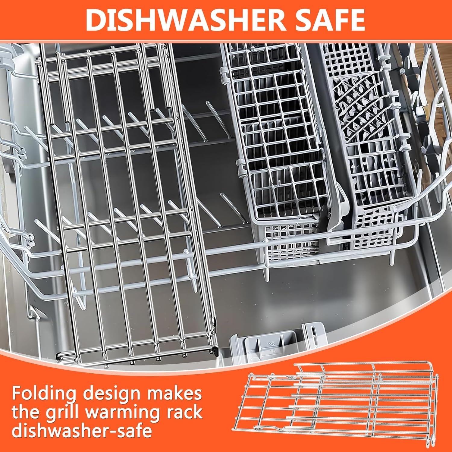 QuliMetal warming rack for Weber GS4 expands cooking space while keeping sides warm.