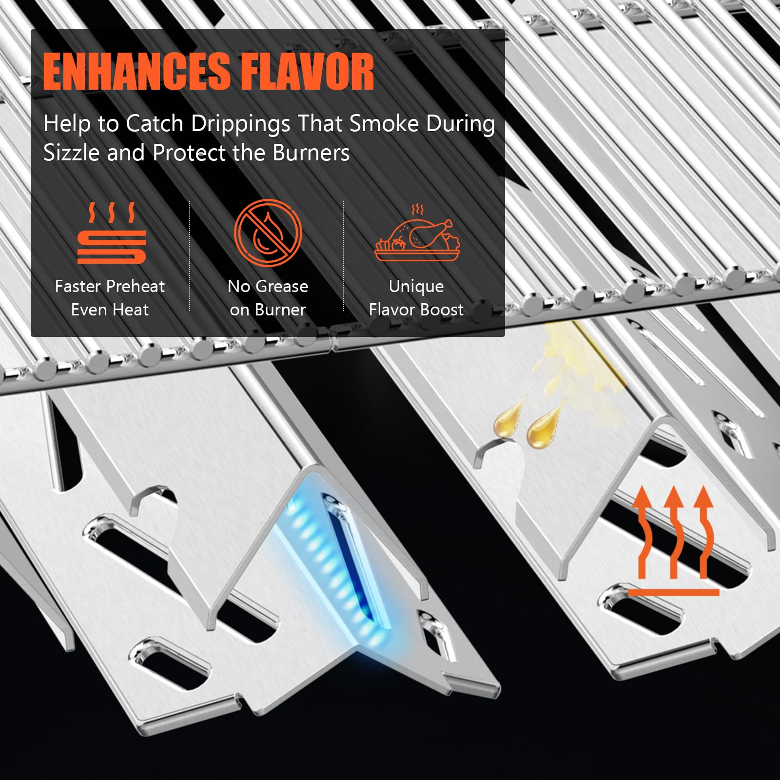 QuliMetal flavorizer bars GS4 compatibility for Genesis II.