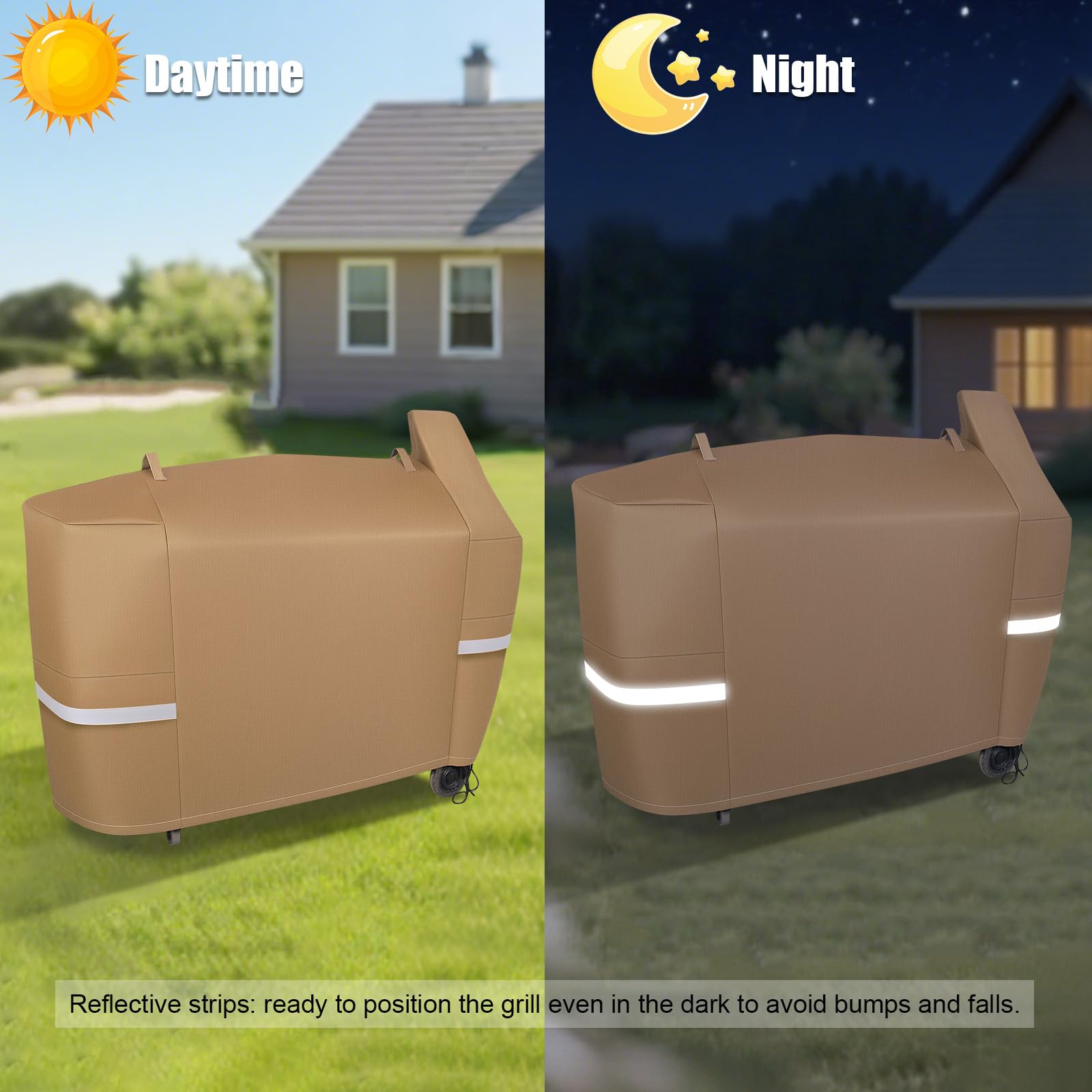 QuliMetal 600D fade-resistant fabric detail for long-lasting grill protection