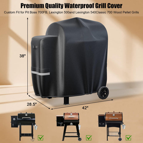 QuliMetal 73700 cover Lexington 540 side view, durable waterproof protection
