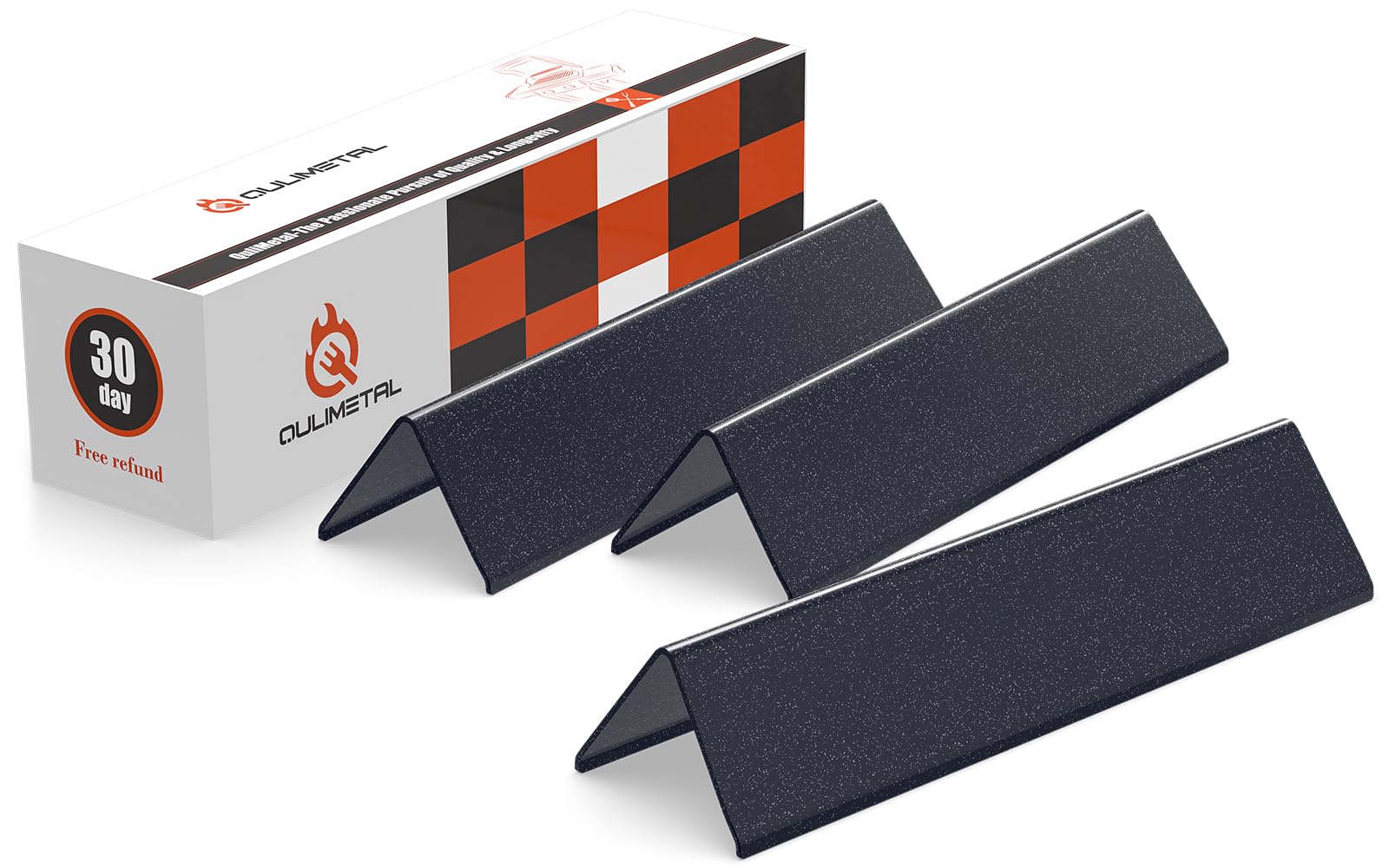 QuliMetal 7635 flavorizer bars closeup showing durable porcelain steel for even heat