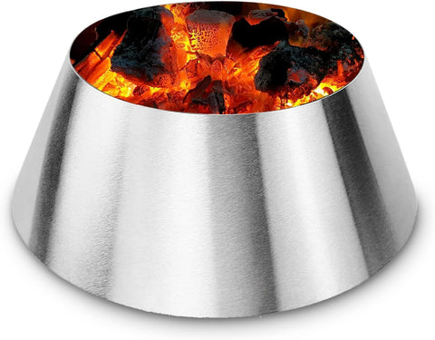 QuliMetal BBQ Whirlpool fits 22-inch grills for even heat distribution.