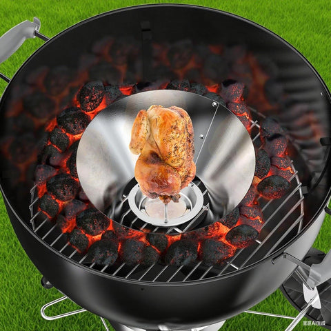 QuliMetal BBQ Whirlpool is easy to clean with a smooth non-stick surface.