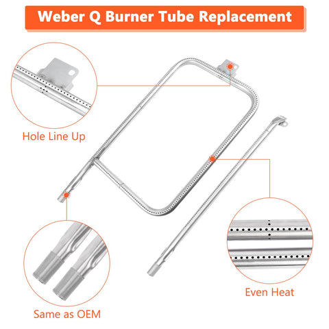 QuliMetal burner tubes kit includes screws and installation instructions