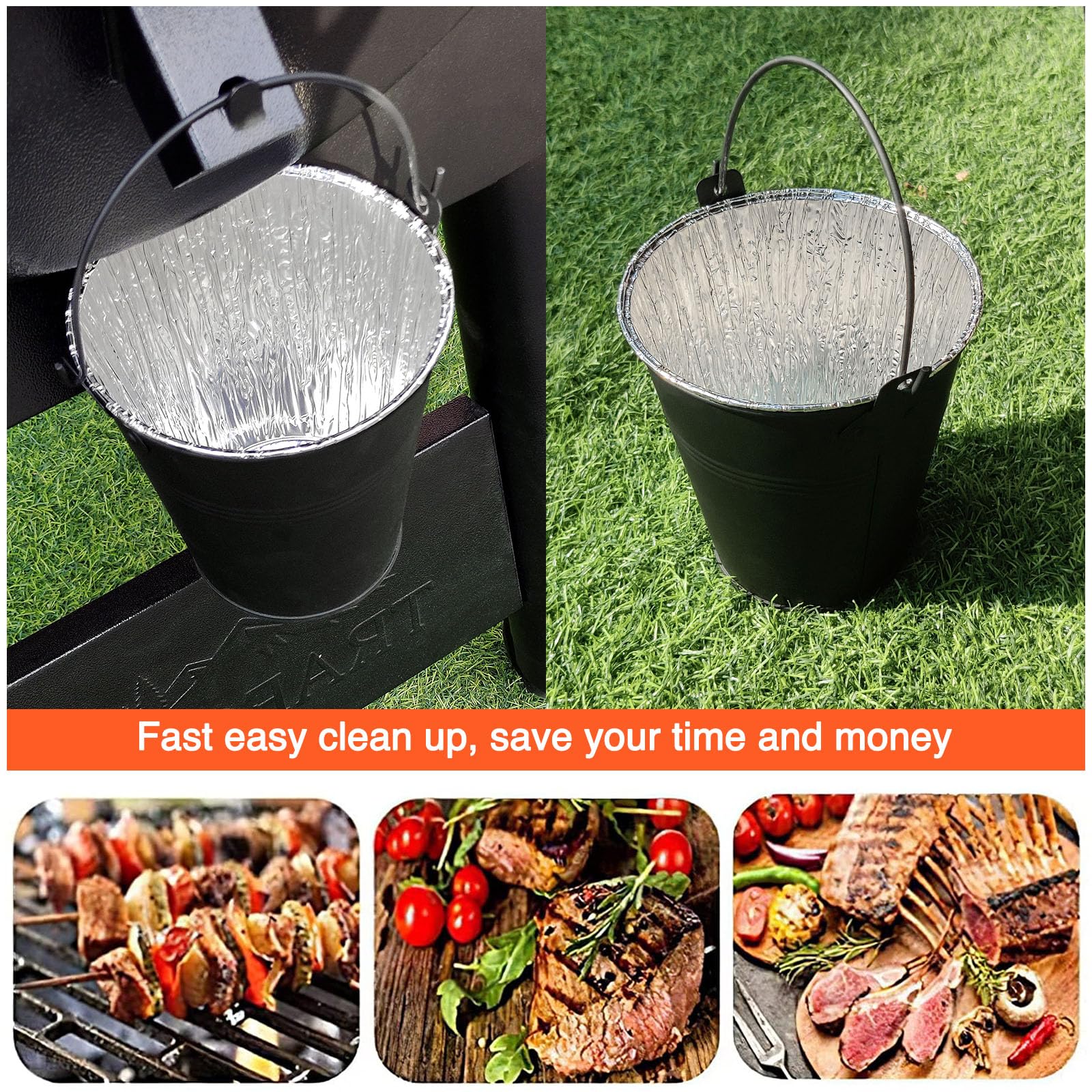 QuliMetal liners simplify cleanup, swapping liners avoids scrubbing after grilling.