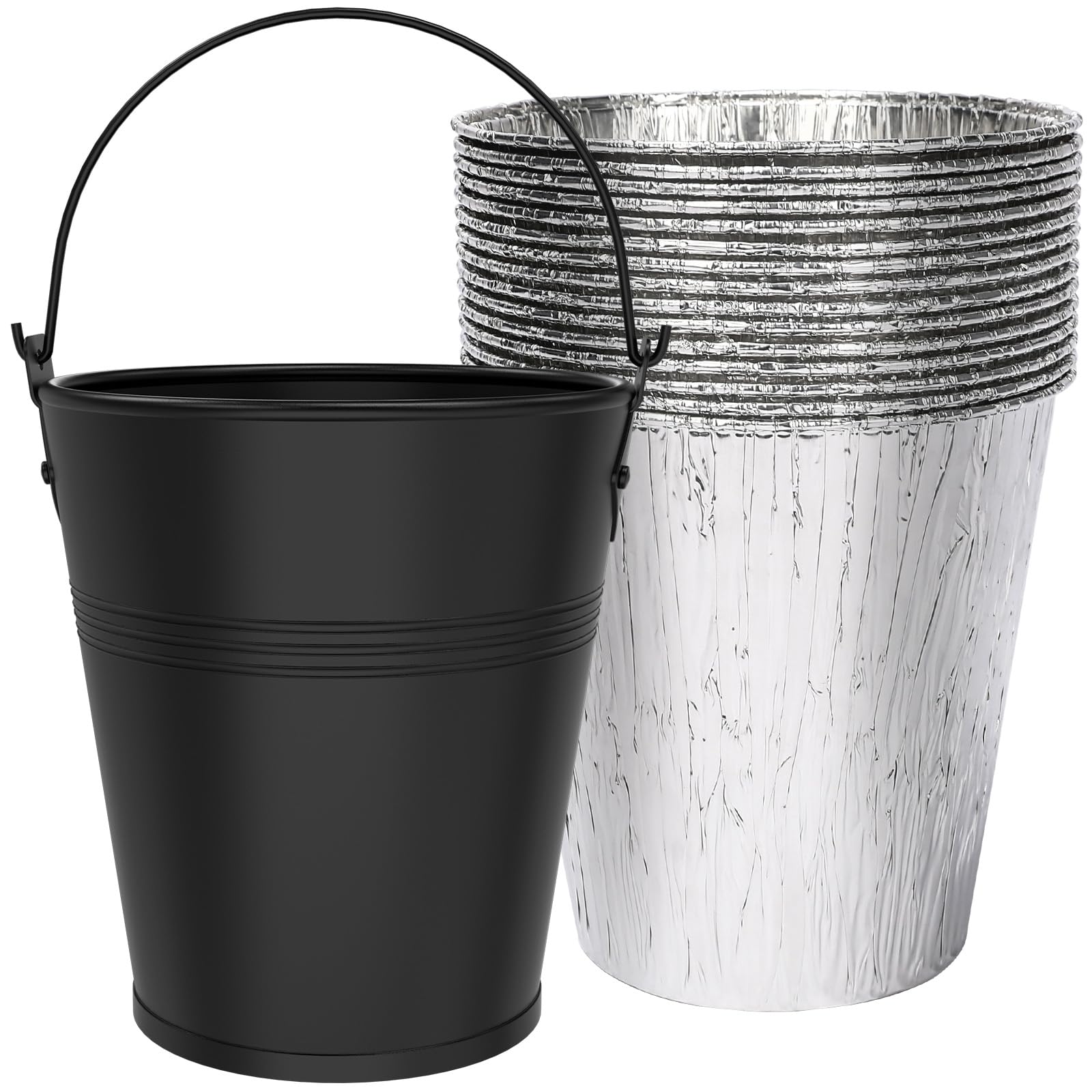 QuliMetal drip bucket mounted on a grill for clean, grease containment during cooking.