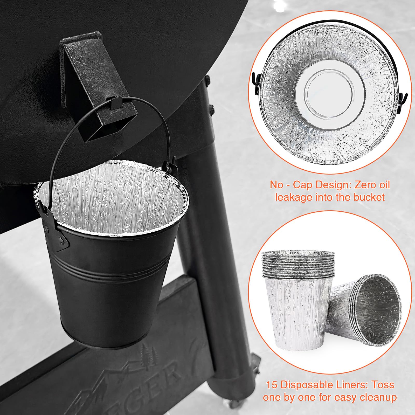 QuliMetal durable galvanized steel bucket resists rust for long-term use.