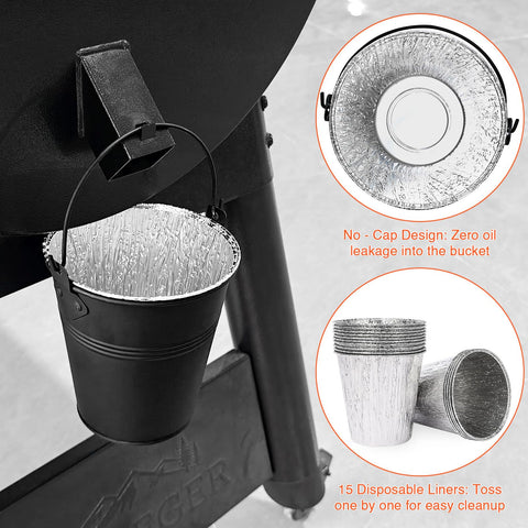 QuliMetal durable galvanized steel bucket resists rust for long-term use.