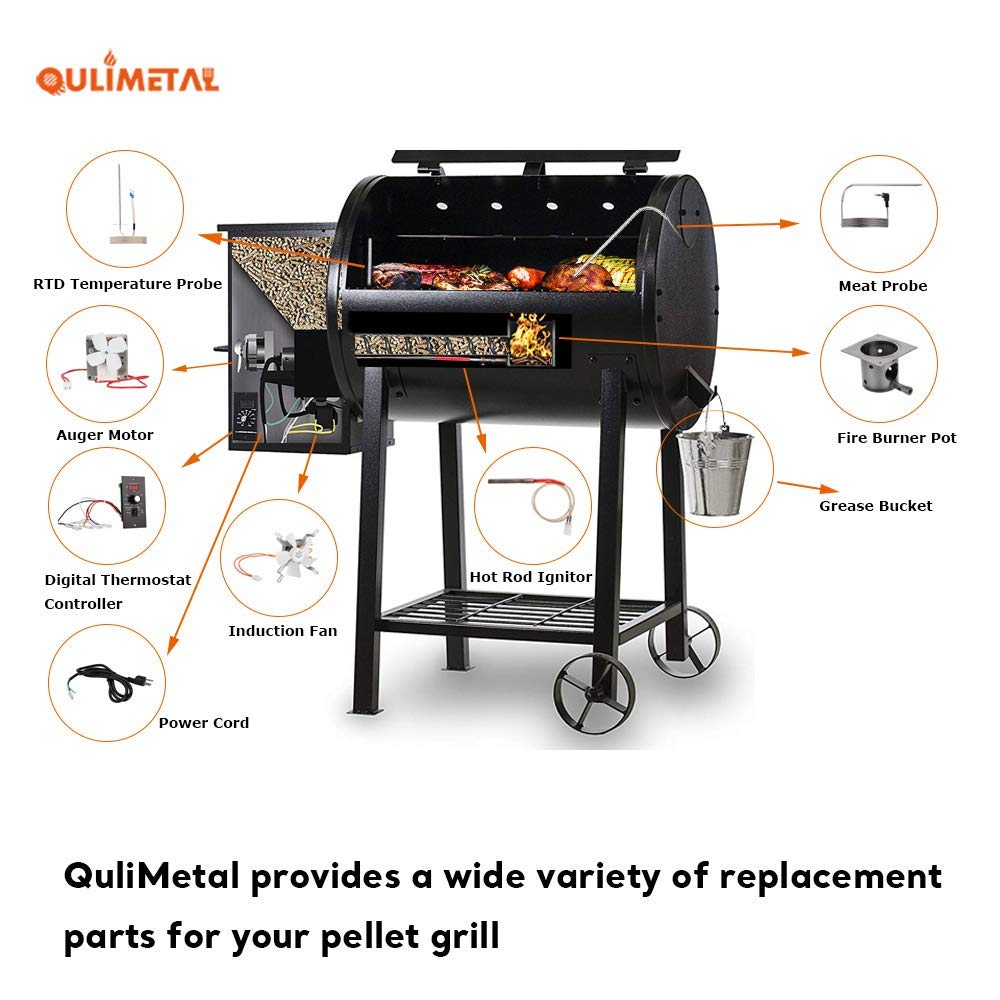 QuliMetal durable metal components for demanding grill conditions