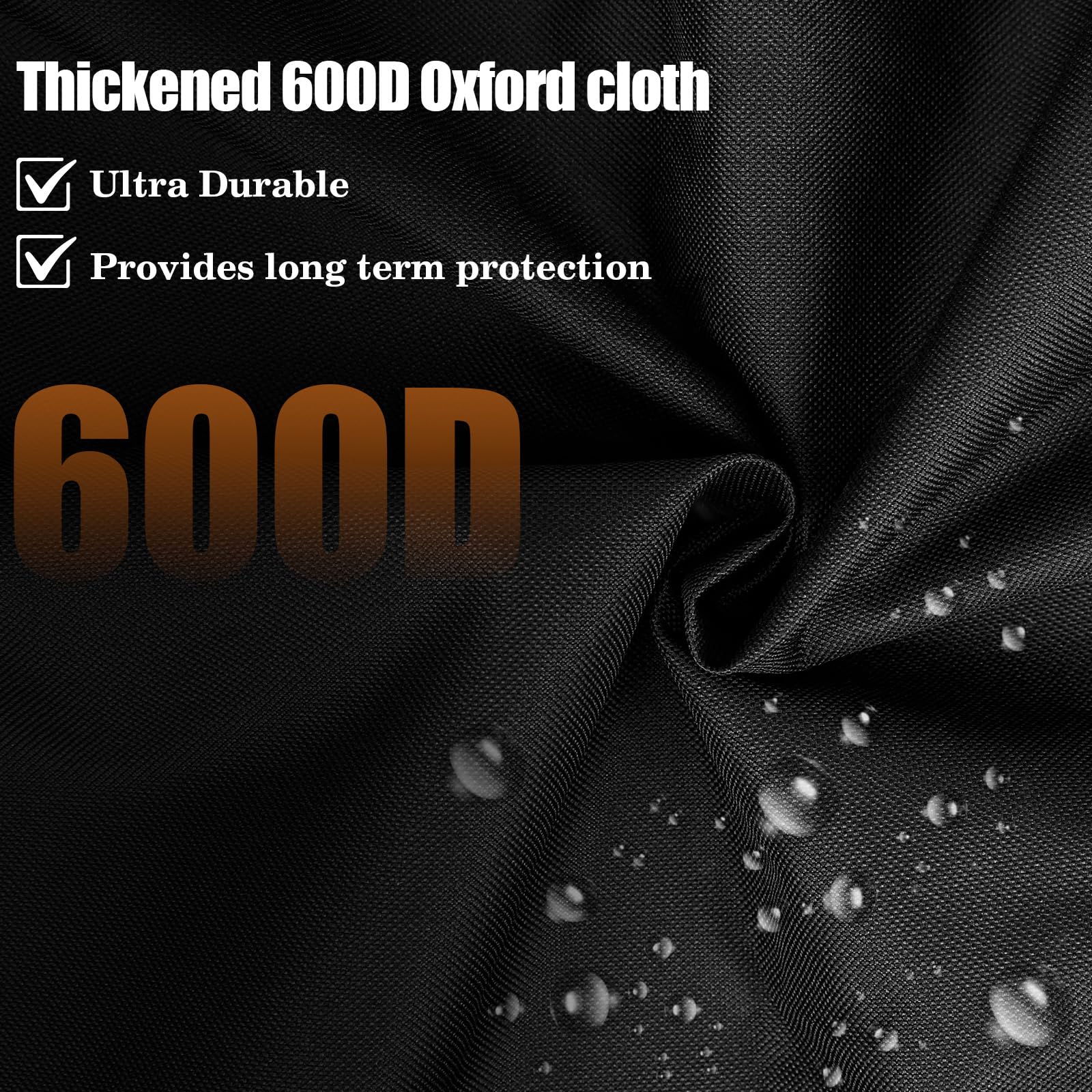 QuliMetal elastic drawstrings secure grill cover against strong winds