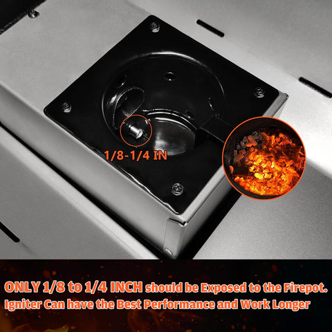 QuliMetal enamel coating on burn pot resists rust and heat.