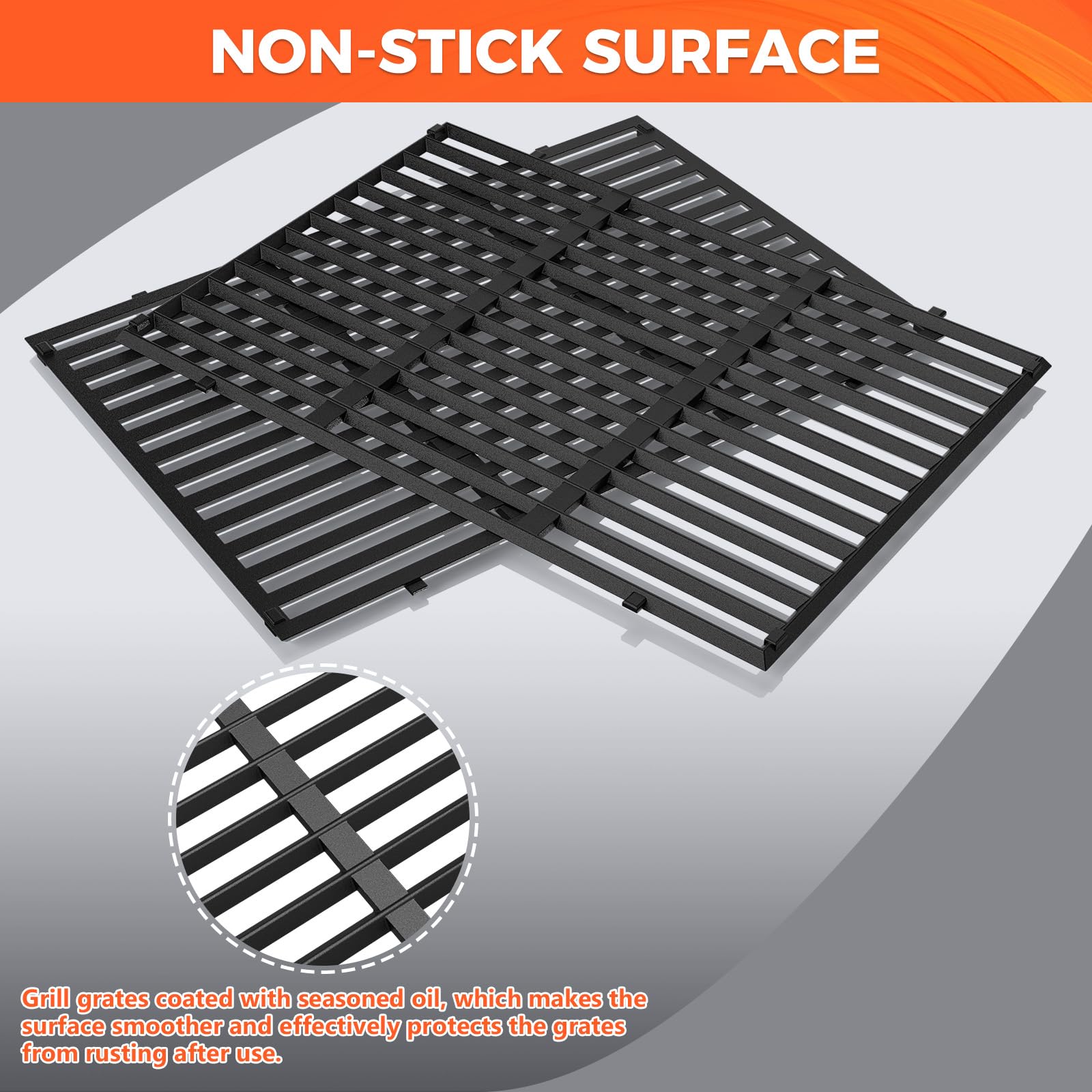 QuliMetal cast iron provides even heat distribution for ideal browning and texture