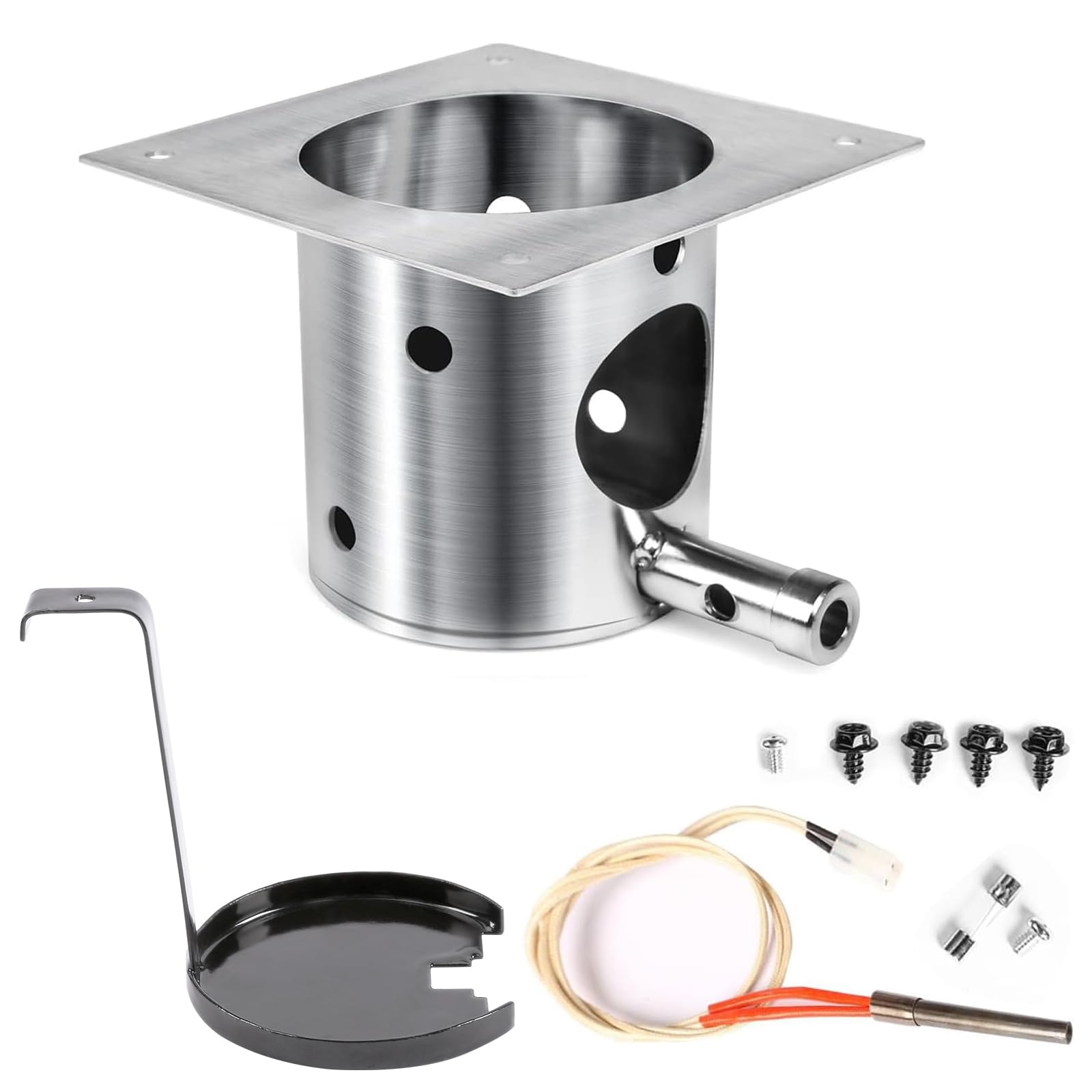 QuliMetal fire burn pot 304 stainless steel for durable ignition and long-lasting use.