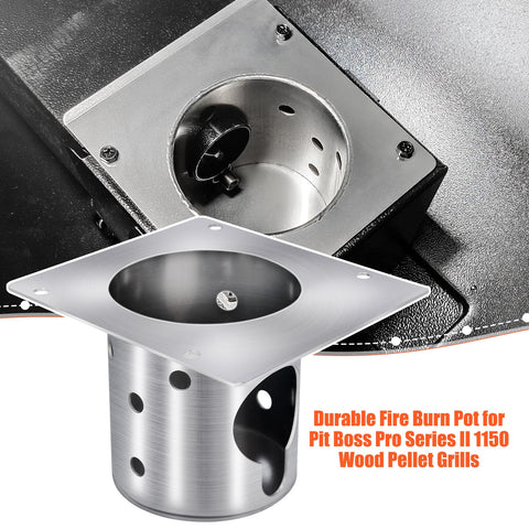 QuliMetal burn pot with screws included simplifies setup and saves hardware-store trips.