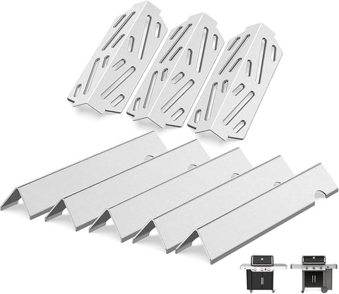 QuliMetal Genesis II flavorizer bars deliver durable heat distribution for Weber grills.