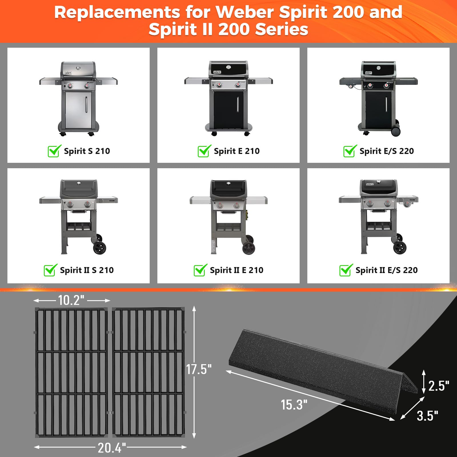 QuliMetal grates offer strong heat retention for searing steaks.