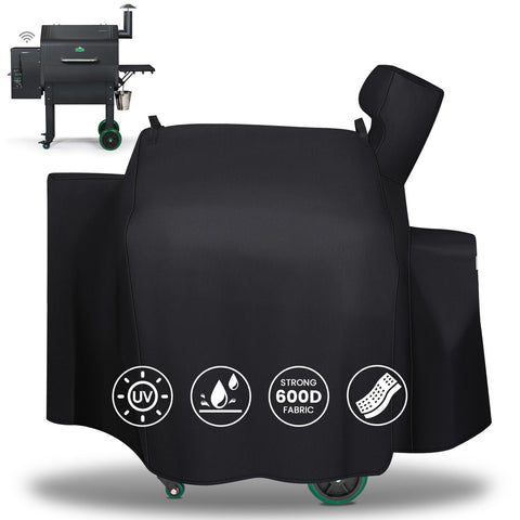 QuliMetal grill cover for Daniel Boone Prime WiFi with front-fit design protects shelves.