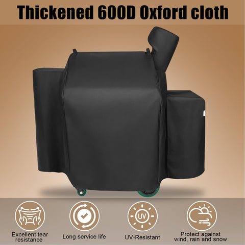 QuliMetal cover for Green Mountain Ledge guards your grill outdoors.