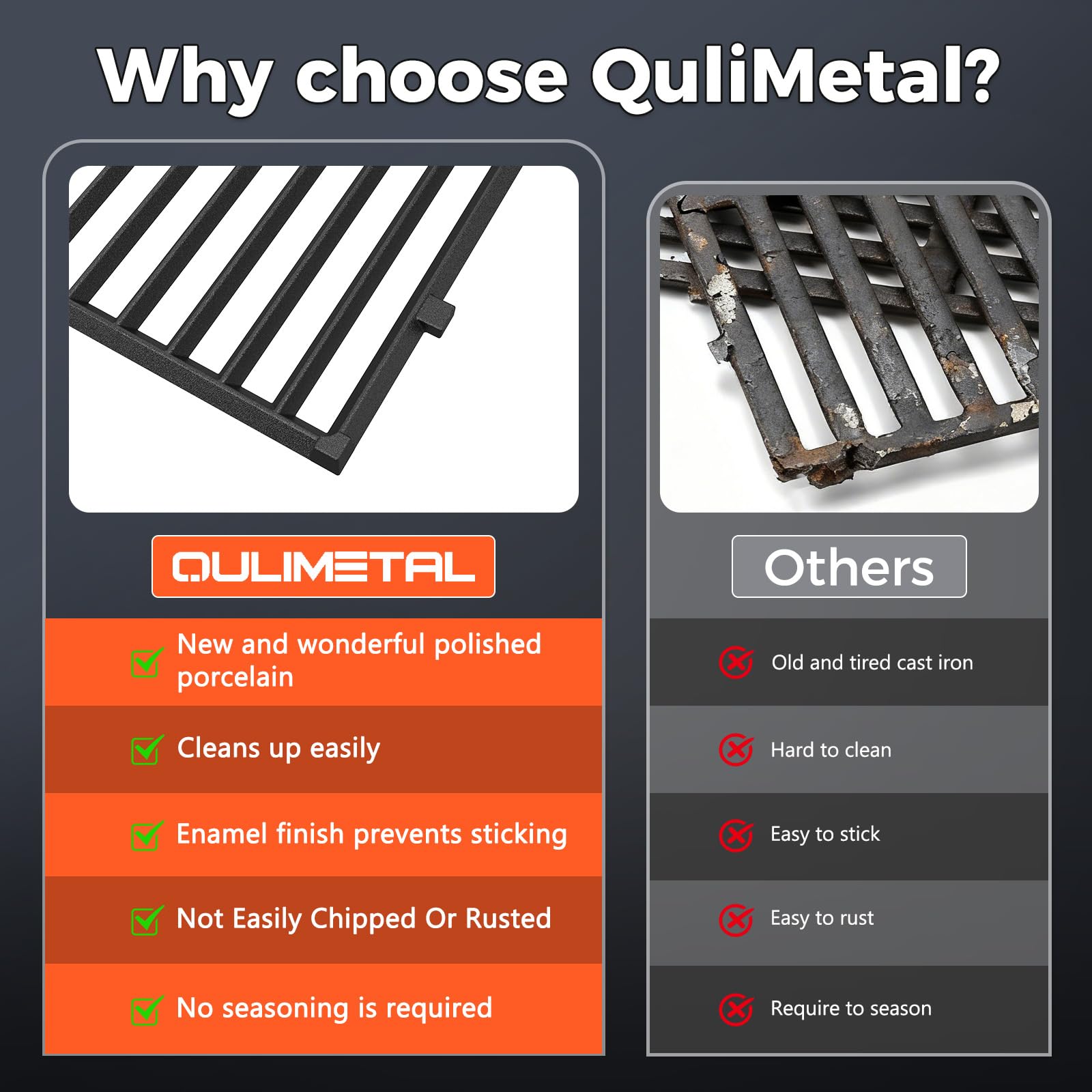 Rust prevention tips and maintenance for longer grill life.