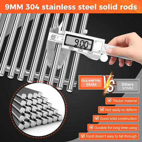 QuliMetal heavy-duty grates emphasize even heat distribution for crispy sears
