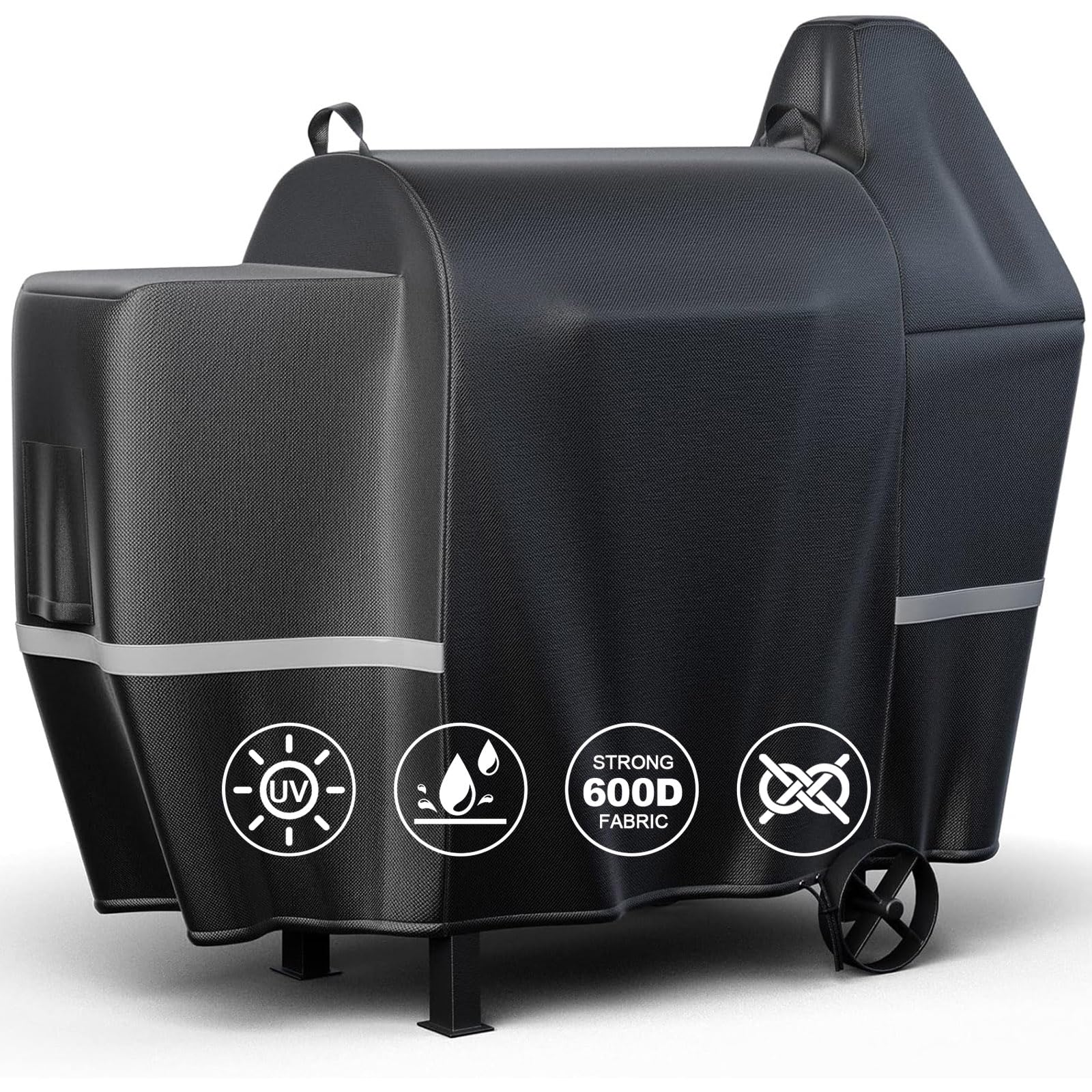 QuliMetal grill cover for Pit Boss 820D Deluxe with precise fit and weather resistance