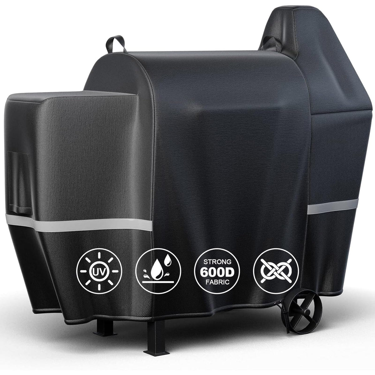 QuliMetal grill cover for Pit Boss 820D Deluxe with precise fit and weather resistance