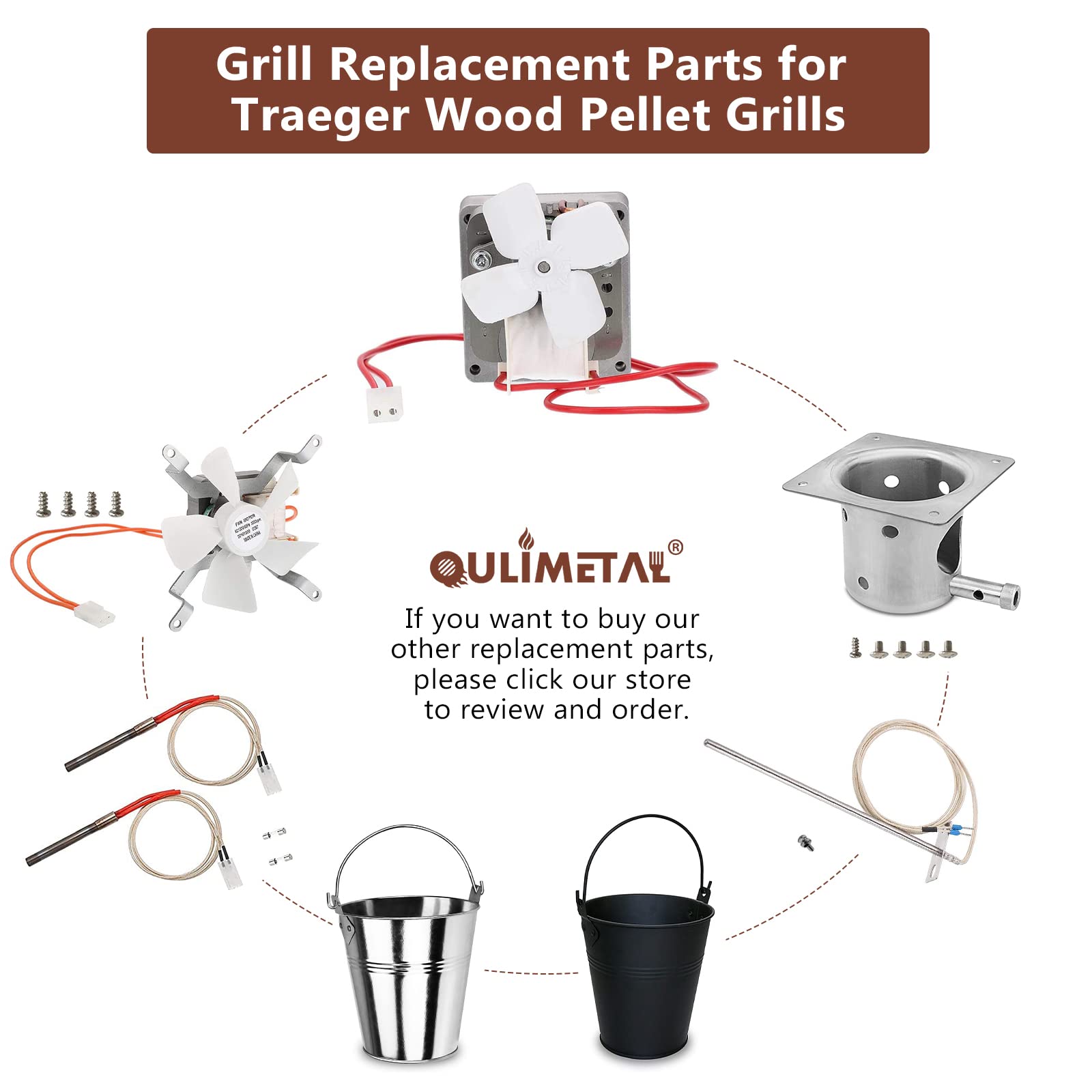 QuliMetal Pit Boss and Traeger compatibility for seamless replacement