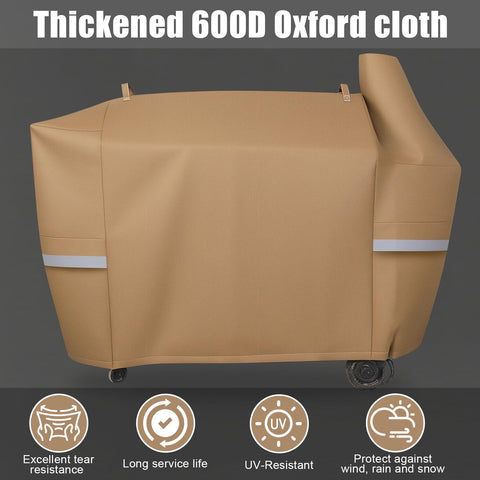 QuliMetal Rancher XL 1000s cover close-up highlights robust stitching and fabric