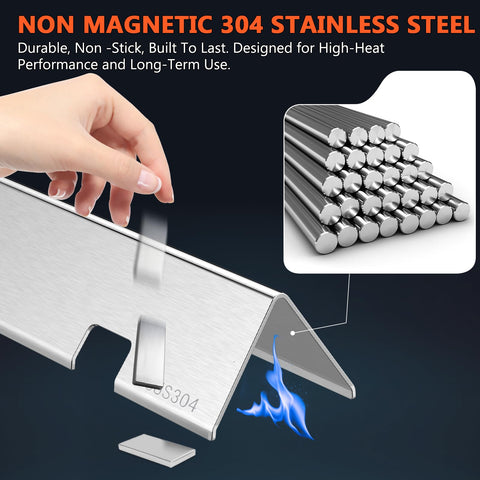 QuliMetal SUS304 bars resist rust for long-lasting Weber compatibility