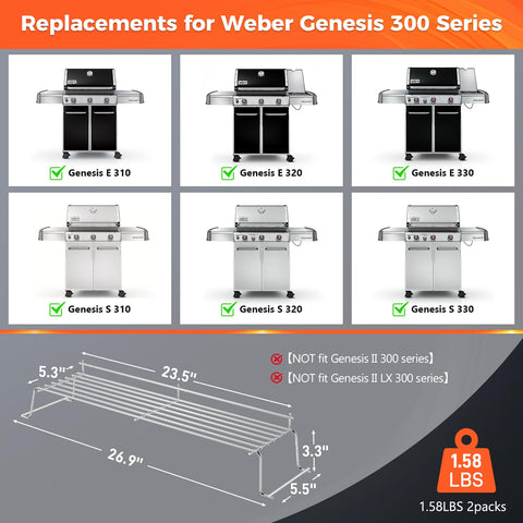QuliMetal warming rack dimensions show extra space for warm buns or sides