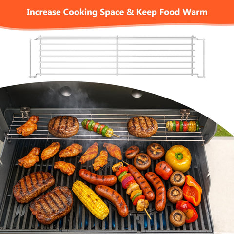 QuliMetal warming rack raised height keeps food warm without overcooking