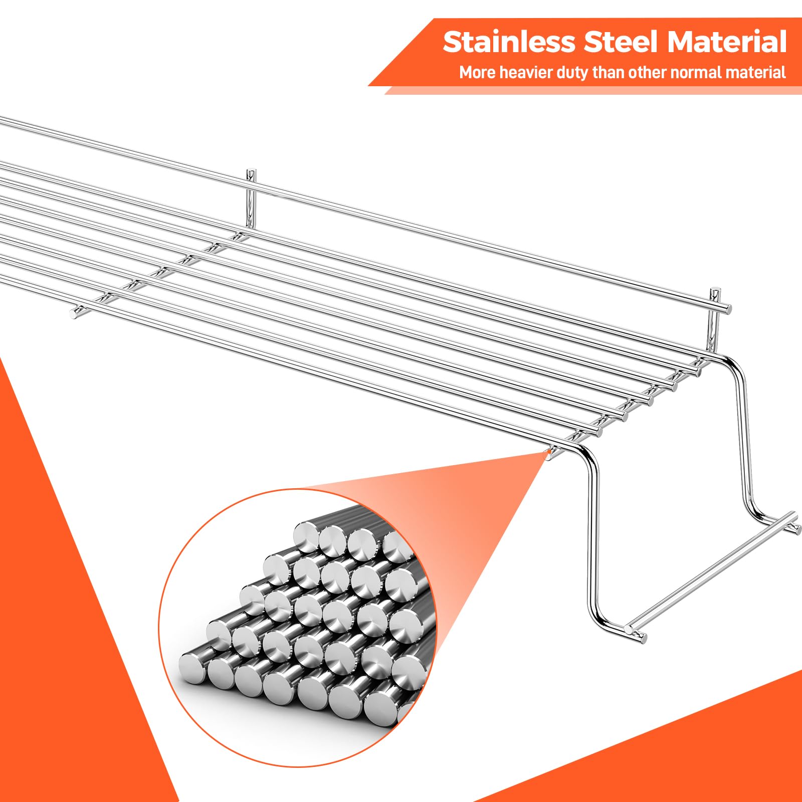 QuliMetal warming rack stainless steel construction highlights durability under high heat