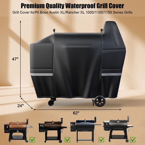 QuliMetal Z Grill 1000-Series cover guards against weather