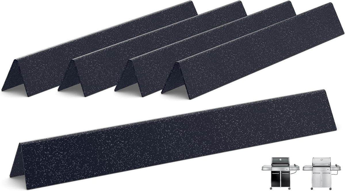 QuliMetal 24.5 inch flavorizer bar for Weber Genesis 310-320 offers even heat.