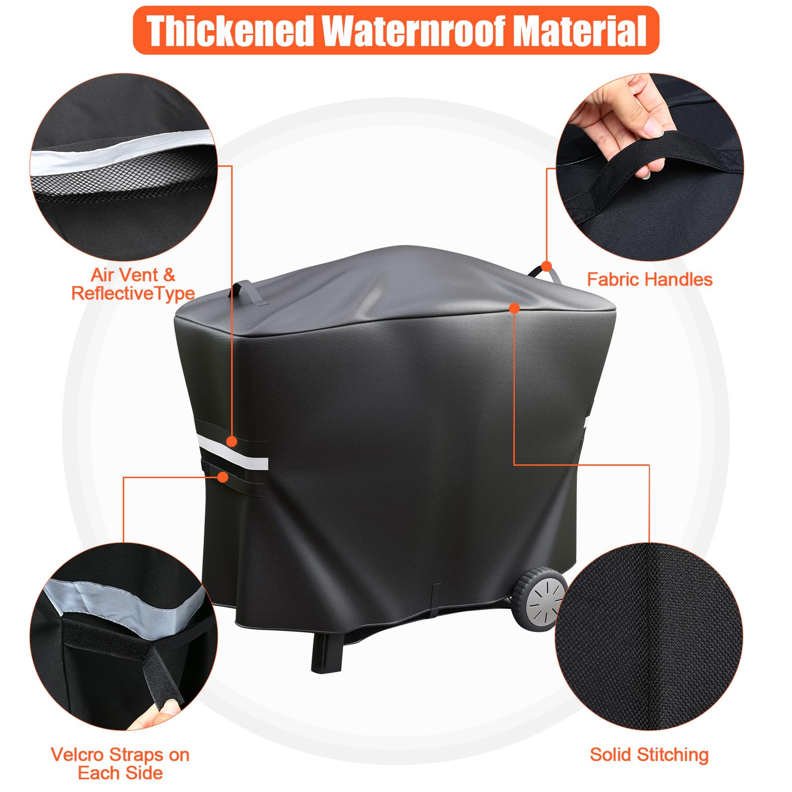QuliMetal 7112 cover breathable vents speed cooling after use.