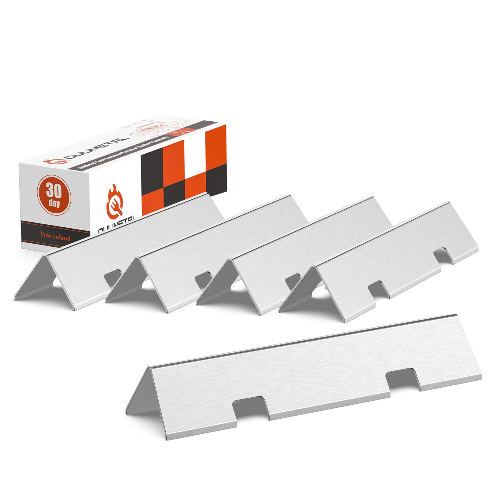 QuliMetal 7636 flavorizer bars fit Weber Spirit II 300 series for even heat and tastier meals