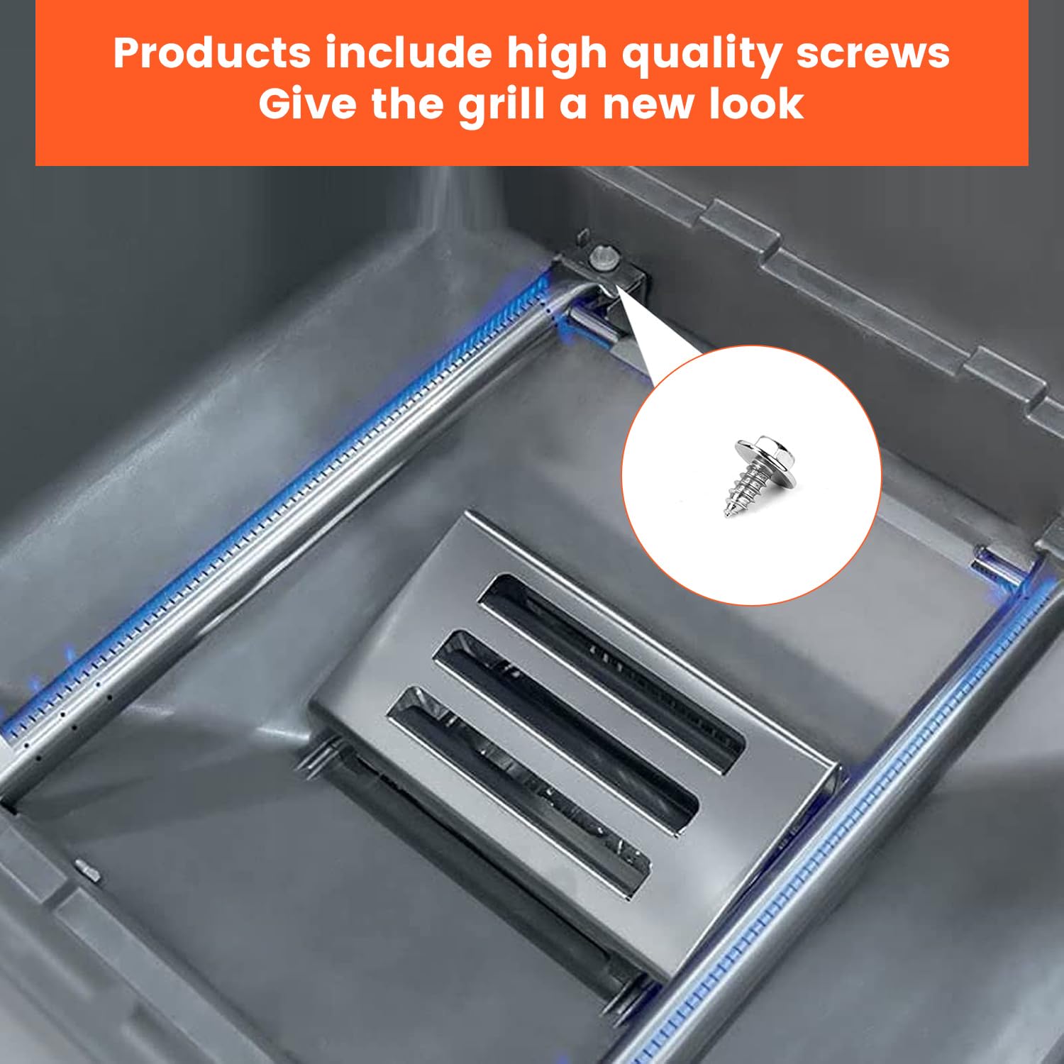 QuliMetal burner set includes clear installation instructions.