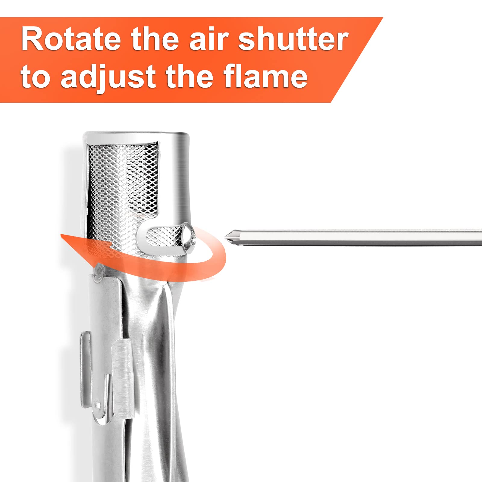 QuliMetal 304 stainless steel construction resists heat and corrosion.