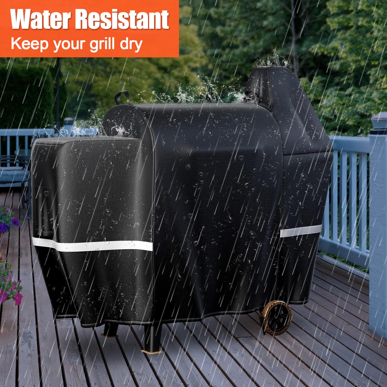 QuliMetal handles and drawstring for easy installation