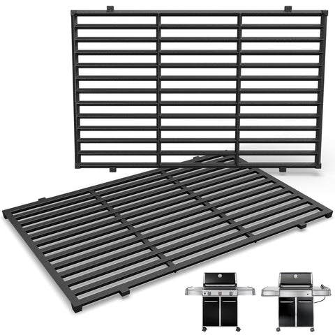 QuliMetal Genesis 300-series grill grate 19.5-inch enhances heat retention for even searing.