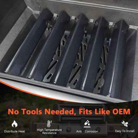 QuliMetal GS4 bars promote even heat distribution across the grill surface.
